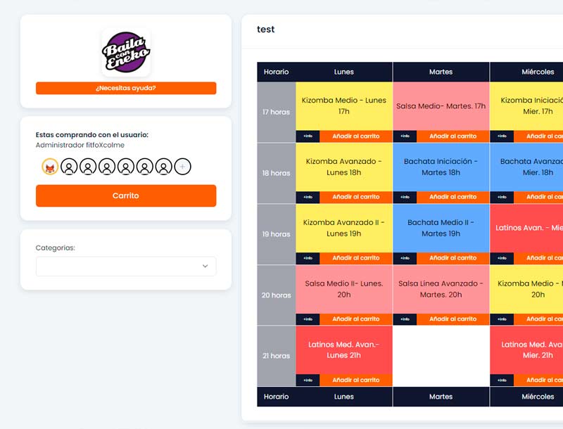 Inscripciones curso continuo